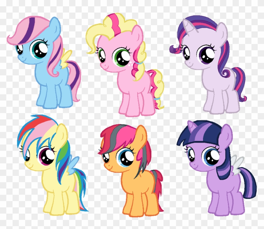 Mane 6 Shipping Foals Sheet By Seraphinefrost - My Little Pony Princess Luna #1304092