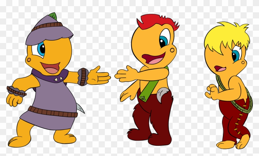 Bulba Top, Fur Foot, And Shaggy Mane - Cartoon #1304119