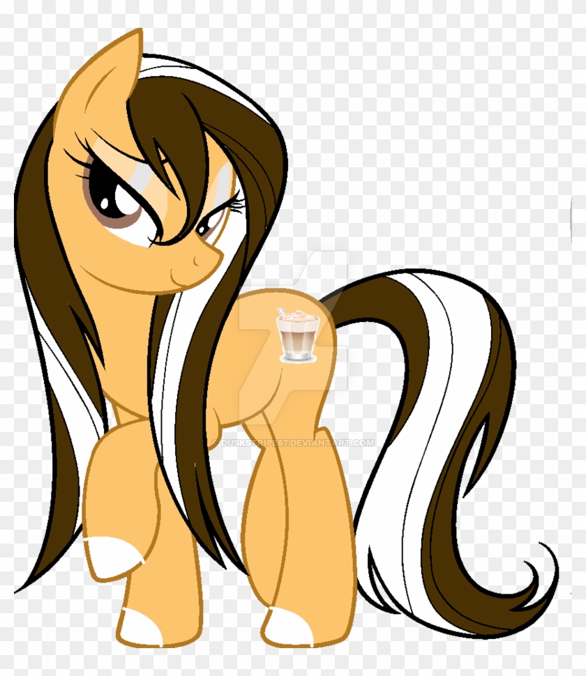 Frosty Latte Wet Mane By Duskstripe87 - My Little Pony Hair Ponies #1304124