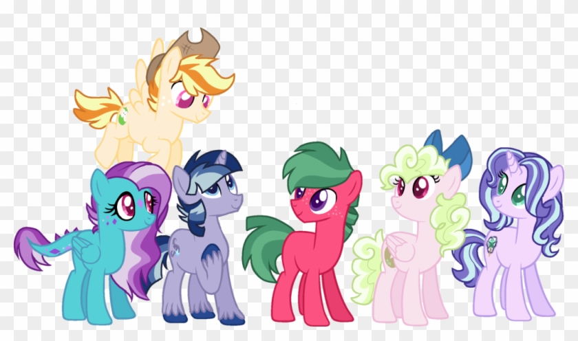 Crystalverse Mane Six By Thepegasisterpony - Mane #1304150