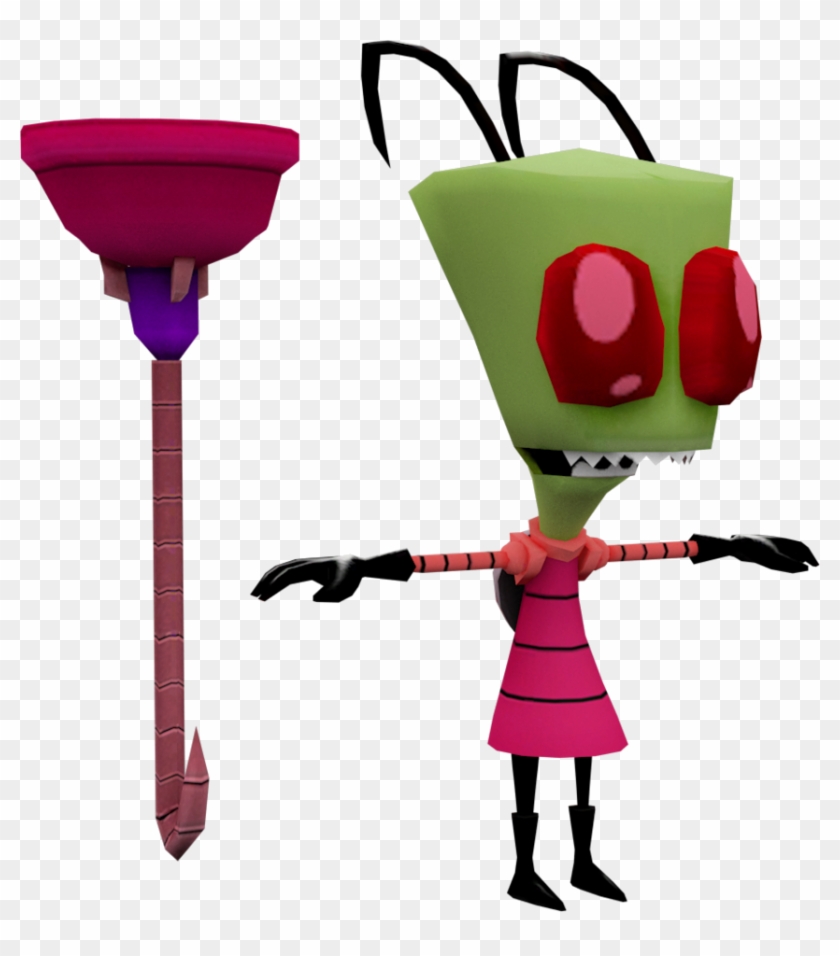 Invader Zim Model By Crasharki - Globs Of Doom Zim #1304169