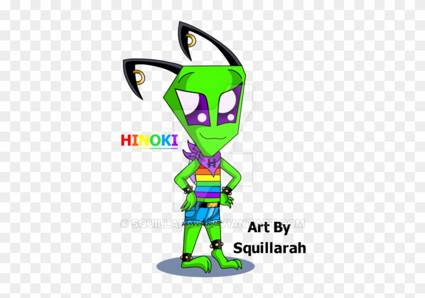 Invader Zim Oc-hinoki's Bandanna By Skunkynoid - Cartoon #1304181