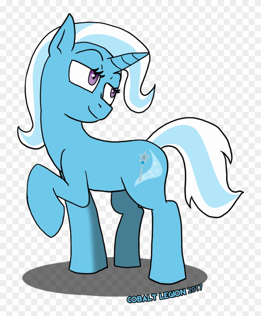 Cobaltlegion, Female, Looking Back, Mare, Pony, Raised - Cartoon #1304216