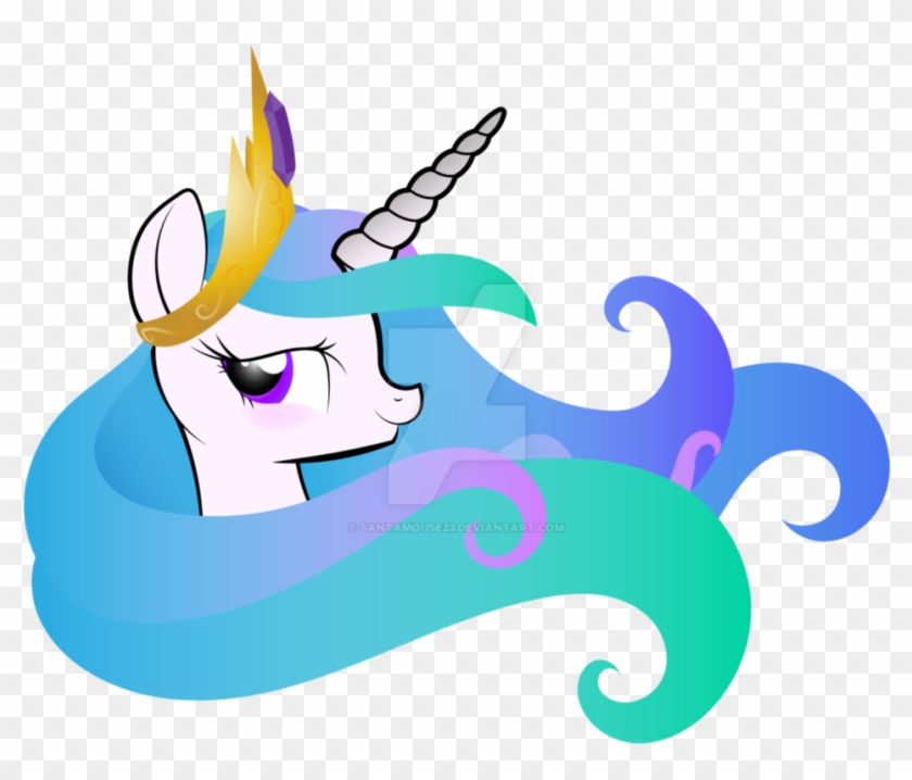 My Little Pony Princess Celestia Illustration By Santamouse23 - My Little Pony Princess Celestia Illustration By Santamouse23 #1304231