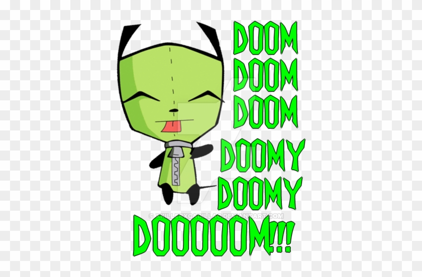 Invader Zim Doom Doom Doom By Xkillerxcadillac - Gir From Invader Zim #1304334