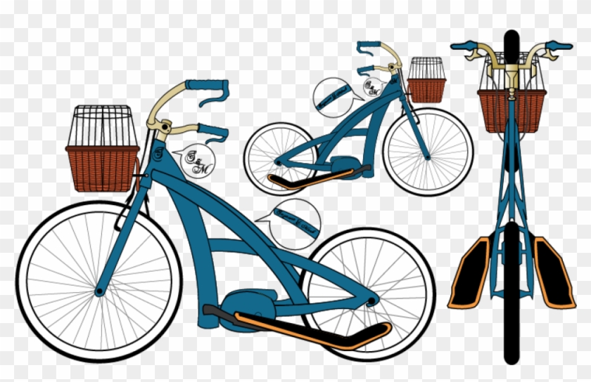 Free Step Bike Illustration - Hybrid Bicycle #1304349