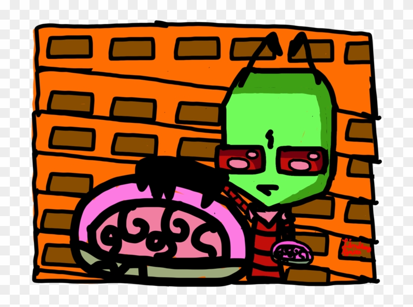 Invader Zim Scene Redraw 2 By Cartooonnerd - Invader Zim Scene Redraw 2 By Cartooonnerd #1304376