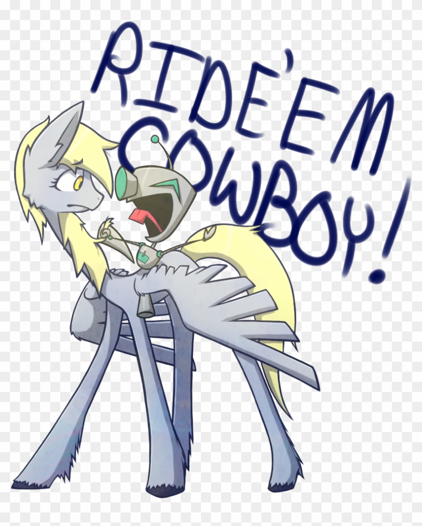 Kathyatipton, Crossover, Derpy Hooves, Female, Gir, - Sticker #1304426