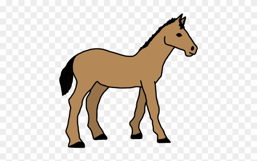 Midilli Illüstrasyon - Brown Horse Svg #1304467