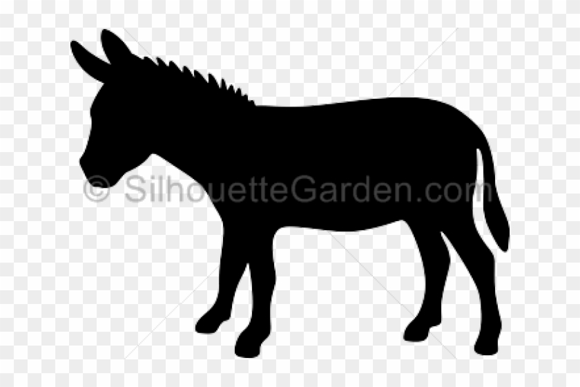 Donkey Clipart Svg - Donkey Silhouette Clip Art #1304474