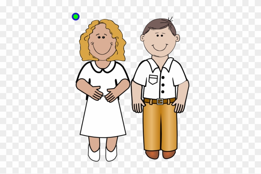 Chaya Meets Shmuel And Gitl - Man And Woman Clipart Free #1304520