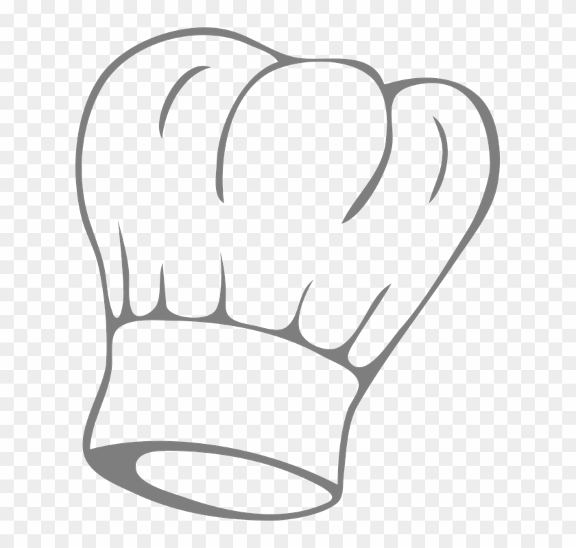 Chef Hat Png - Chef Hat Clipart Black And White #1304529