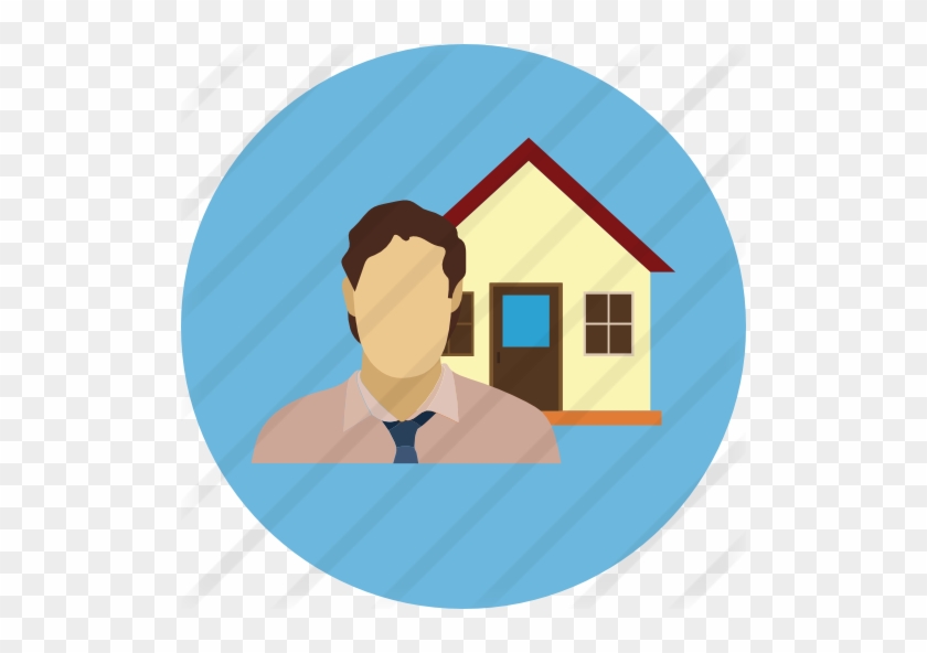 House Free Icon - Icon Real Estate Agent #1304576