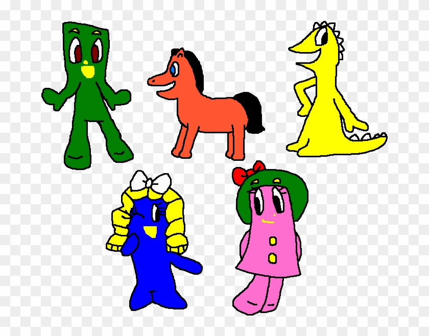 Gumby And Friends Chibi Group By Pokegirlrules - Cartoon #1304592