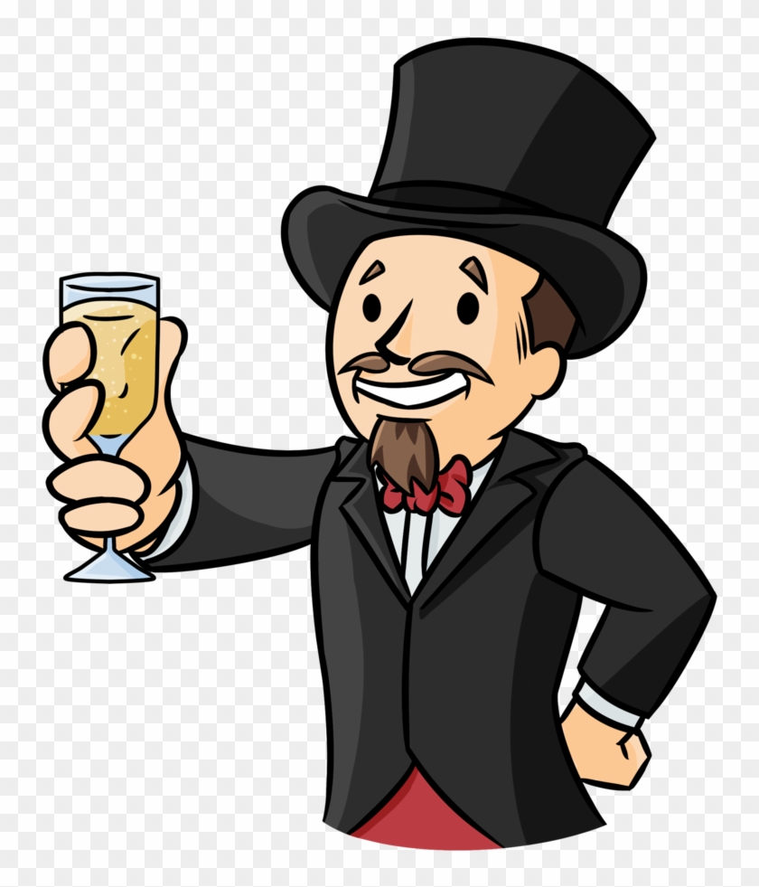 Digital Art Drawing Deviantart Gentleman - Top Hats And Champagne #1304717