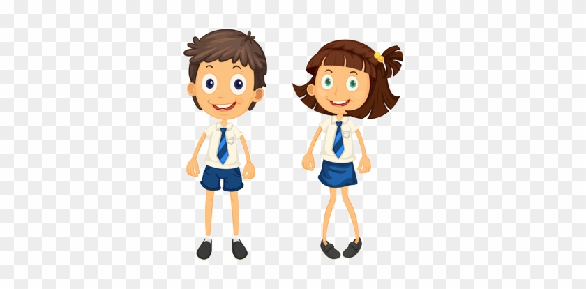 A Good Revenue For Our School Management Just By Collecting - School Uniform Cartoon #1304769