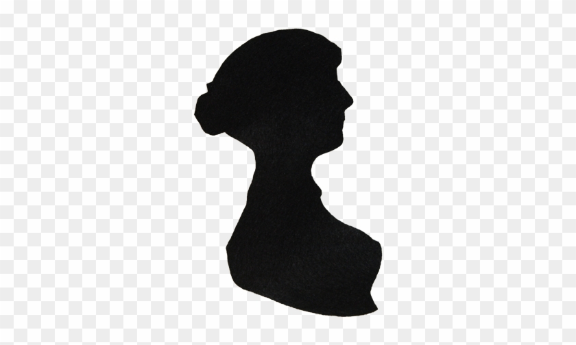 Lumenaris Products Felt Ornaments Jane Austen Cameo - Jane Austen Silhouette Cut Out #1304846