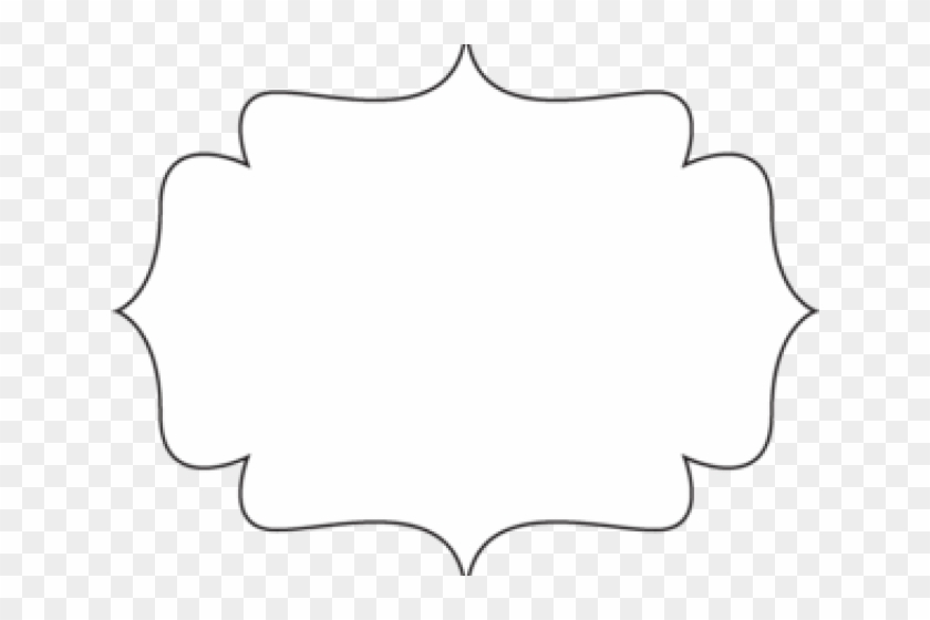 Vector Frame Clipart Bracket - White Label Clip Art #1305259