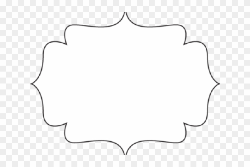 Vector Frame Clipart Bracket - White Label Clip Art #1305259