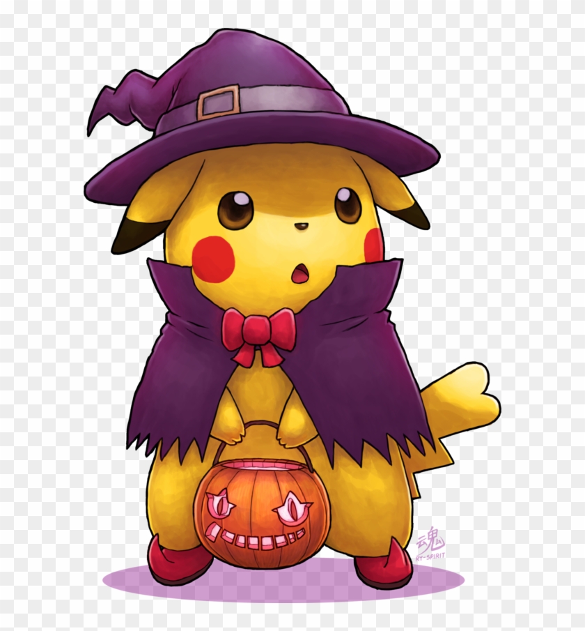 Halloween Pikachu - Pikachu With A Witch Hat #1305692