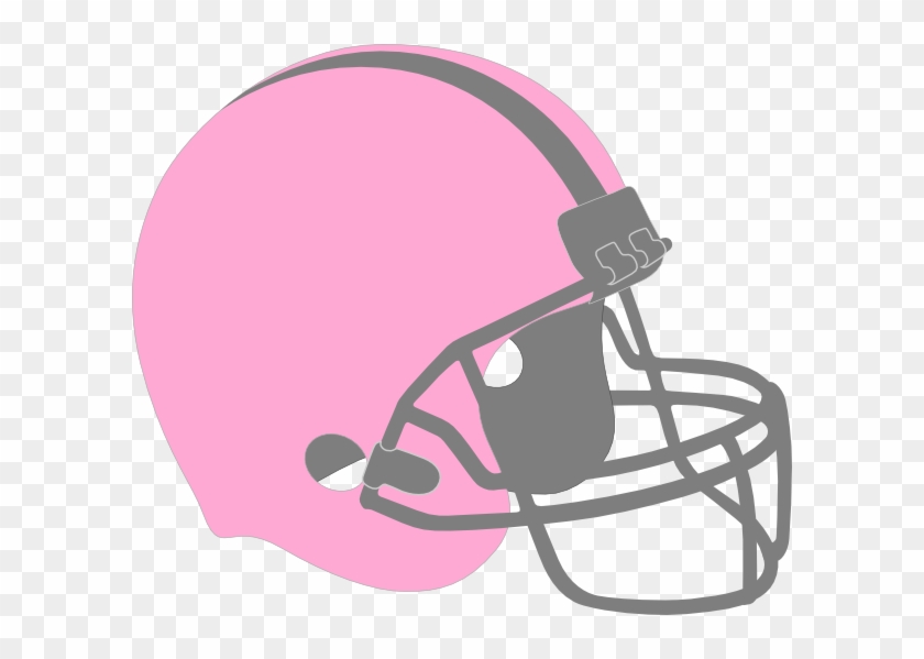 Pink Football Helmet Clip Art At Clker - Pink Football Helmet Clipart #1305716