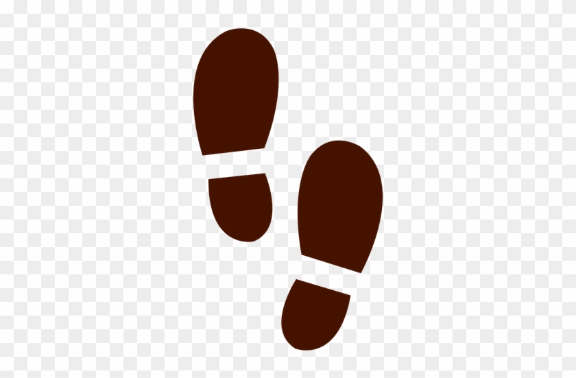 Human Shoes Footprints Silhouette - Pegadas De Sapatos Feminino #1305733