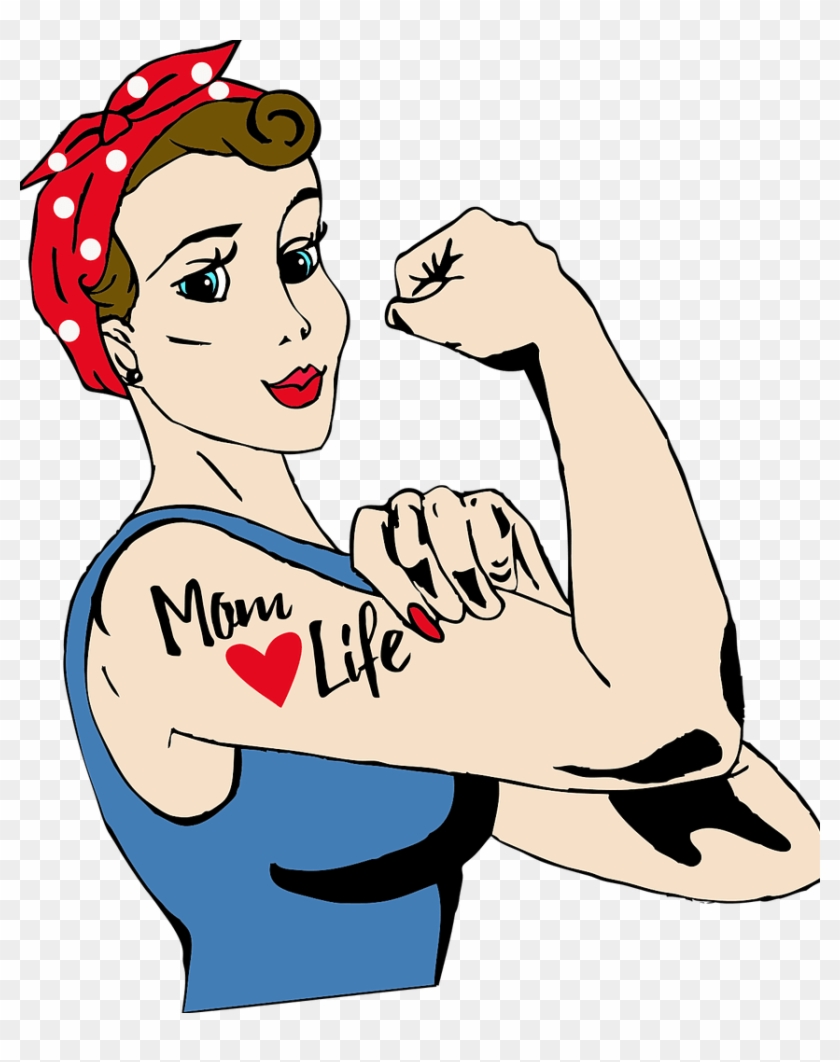 Women Cannot Have It All - Moms Working Haer Clip Art #1306031