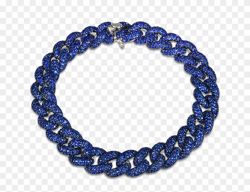 Sapphire Chain Bracelet - Necklace #1306187