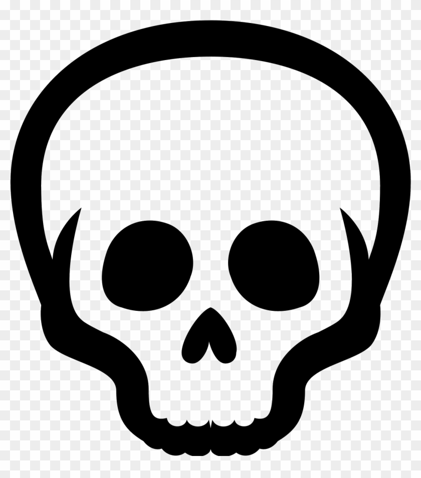 An Empty Skull, Mandible Missing - Skull Icon #1306245