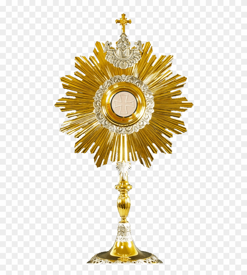 Holy Eucharist Adoration Hd - Monstrance Png Hd #1306301