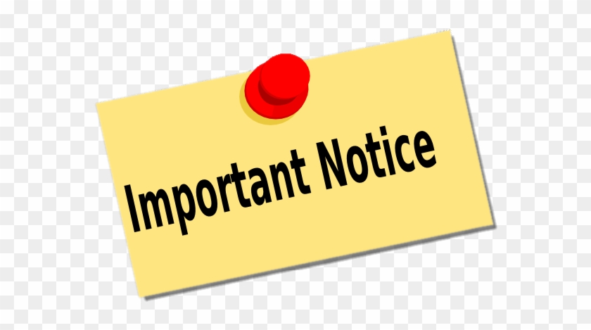 Important Notice Re The Sacraments Of First Eucharist, - Post It Note Clip Art #1306359