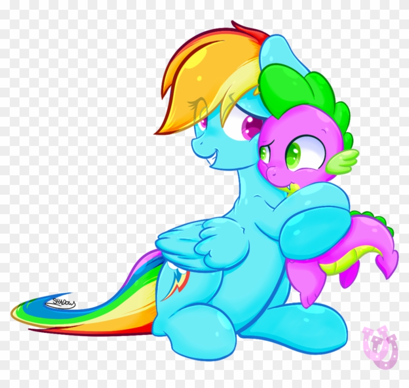 Spike And Rainbow Dash #1306609