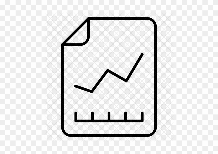 Line Chart Icon - Broken Image Icon Png #1306635