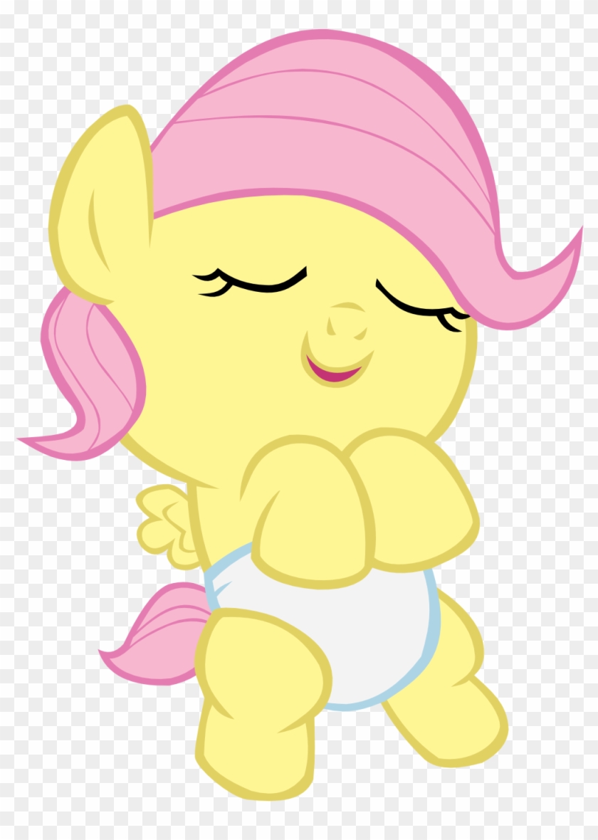 Baby Fluttershy Mlp Fim Pinterest Babies And - Fluttershy Foal #1306680