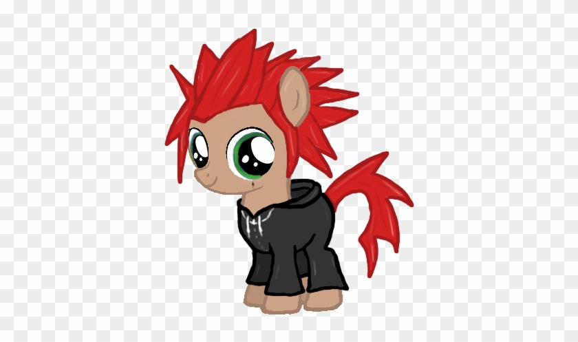 Pony Kingdom Hearts Red Mammal Cartoon Fictional Character - Cartoon #1306689