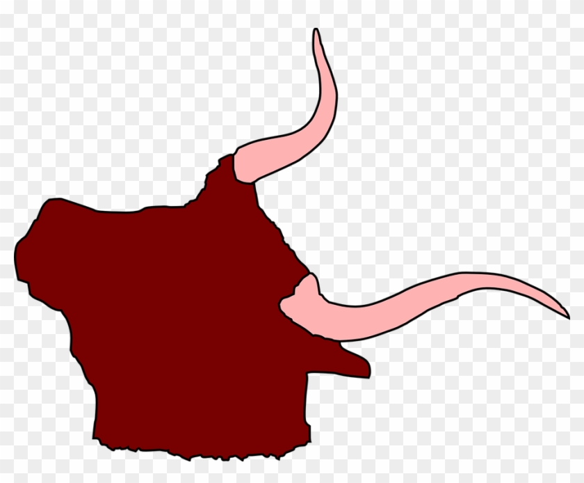 Mammal Clipart Farm Animal Head - Animal Horn Clipart #1306701