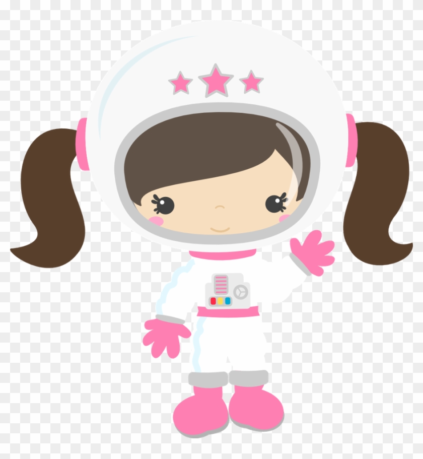Astronaut Drawing Outer Space Pin - Niña Astronauta Png #1306754
