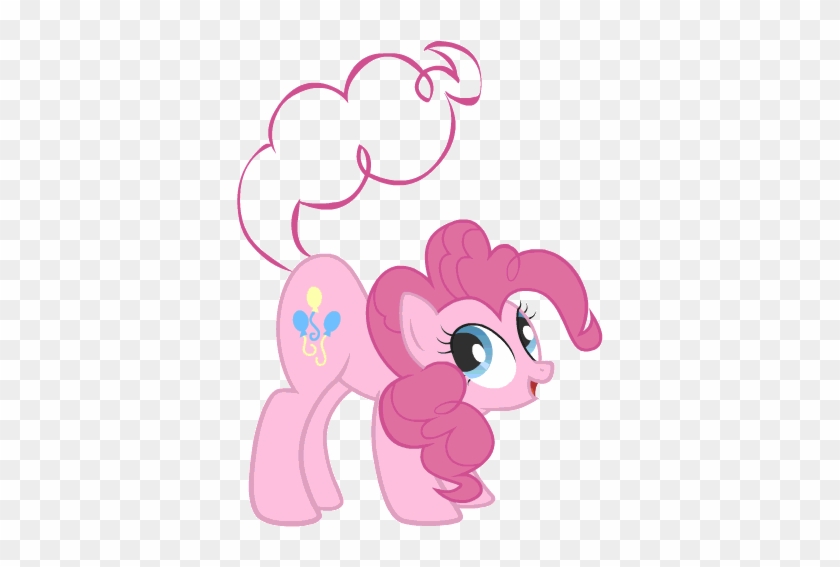 Rarity Pinkie Pie Pony Pink Nose Mammal Vertebrate - Rarity Tail Gif #1306773