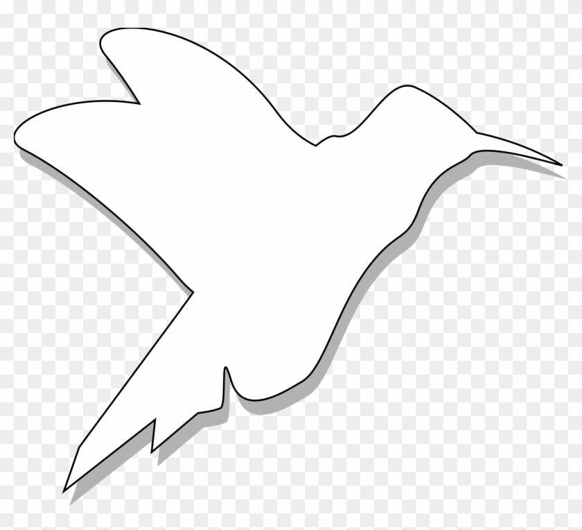 Descending - Dove - Clipart - Black Dove Bird No Background Clipart #1306787