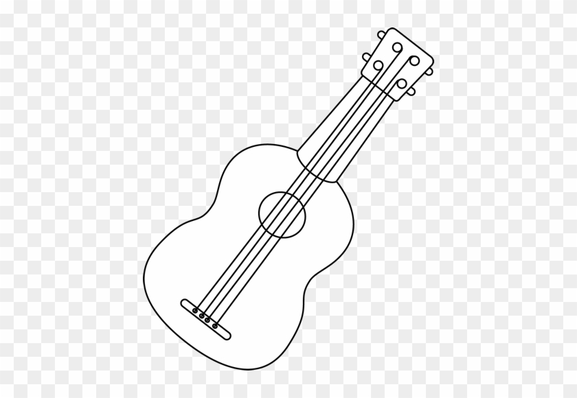 Clipart Ukulele Free - Simple Ukulele Clip Art #1306811