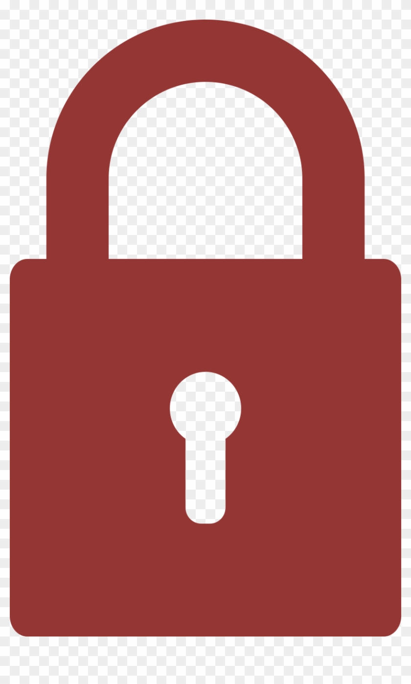 Red Lock Red Icon Png - Free Transparent Clipart Images Download