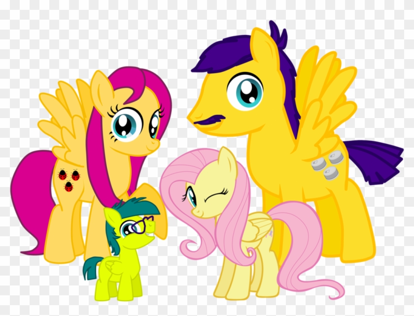 Fluttershy's Family By Shadymeadow - Fluttershys Brother Mlp #1307333