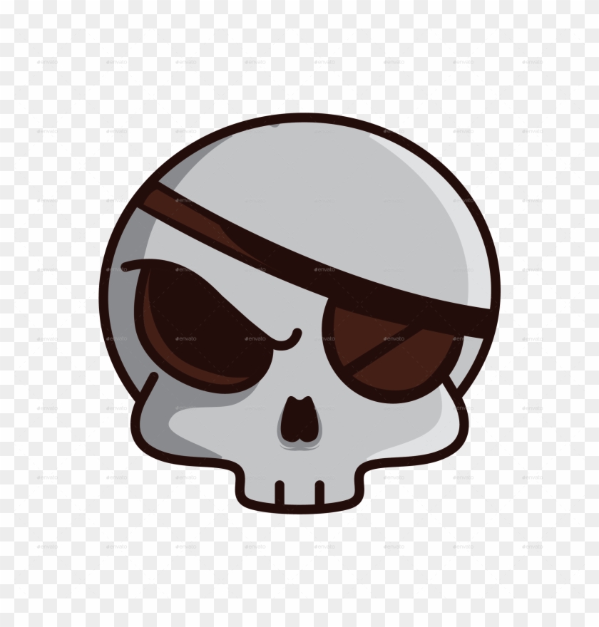 Funny Skull Emoticon - Skull #1307477