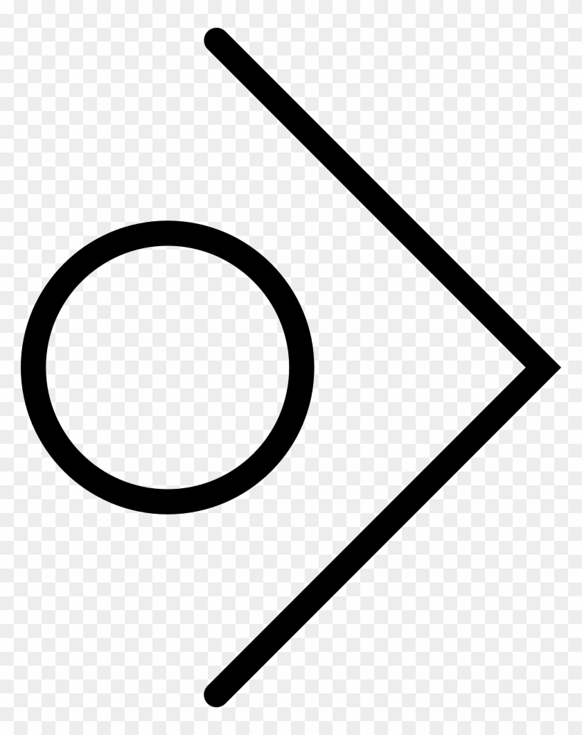 Right Chevron With Circle Comments - Icon #1307559