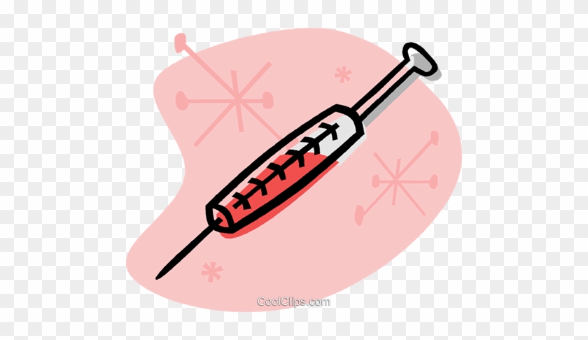 Syringe Royalty Free Vector Clip Art Illustration - Syringe #1307610