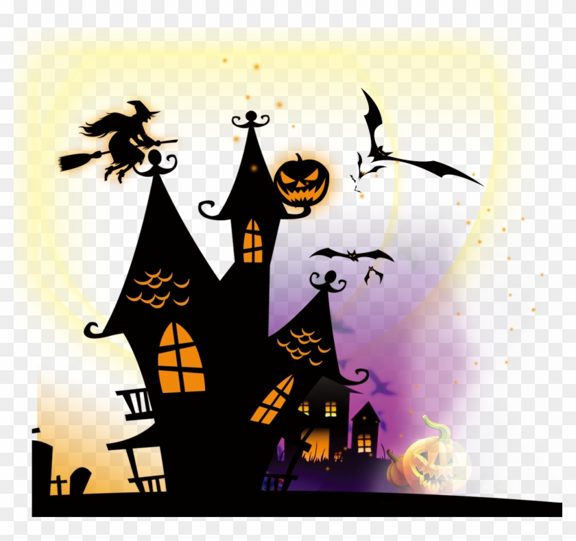 Halloween Clip Art - Topgalaxy.z (16.5" X 22.8'') Wall Sticker Happy Halloween #1307636
