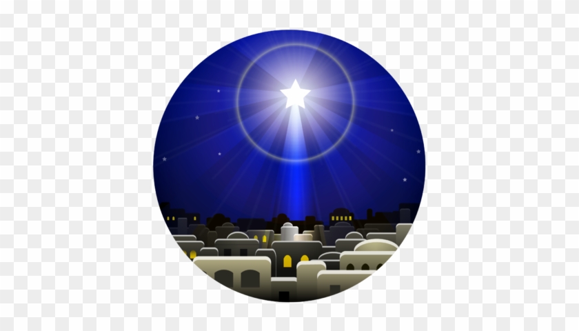 Cartoon Spaceships Clipart Religious Christmas Clipart - O Little Town Of Bethlehem #1307753