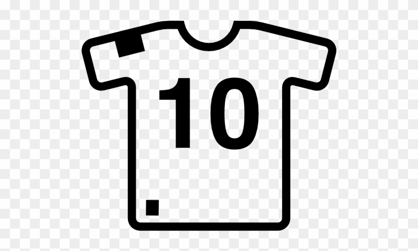 Soccer T Shirt Free Icon - Camisa De Futbol Dibujo #1307765