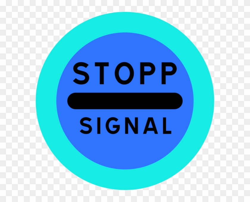 Stop Sign Clip Art Open - Circle #1307862