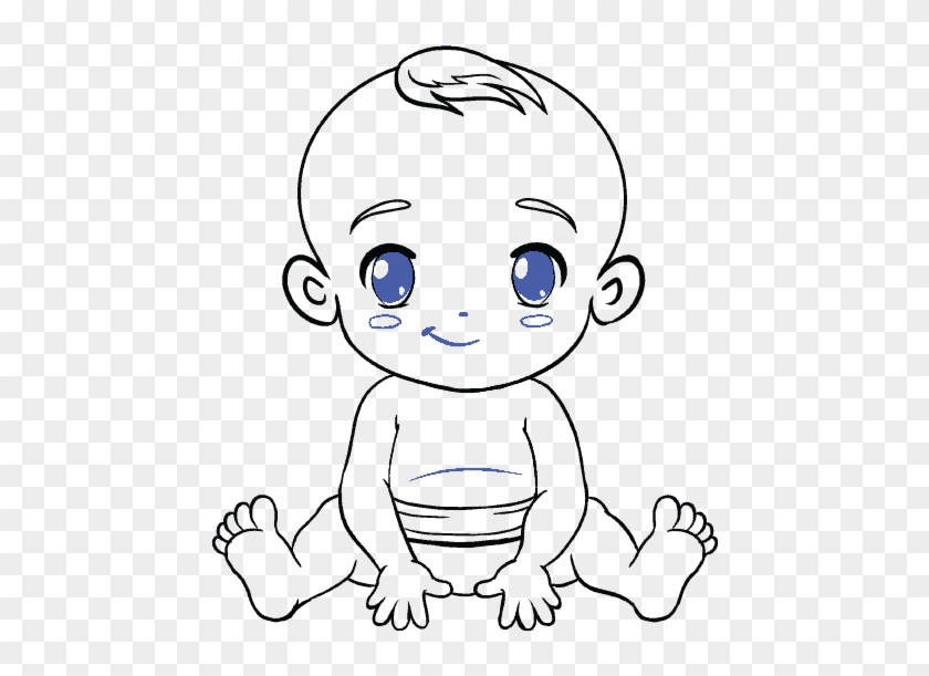Baby Drawing New Cute Sleeping Simple Cartoon Vector - Draw A Baby Easy -  Free Transparent PNG Clipart Images Download